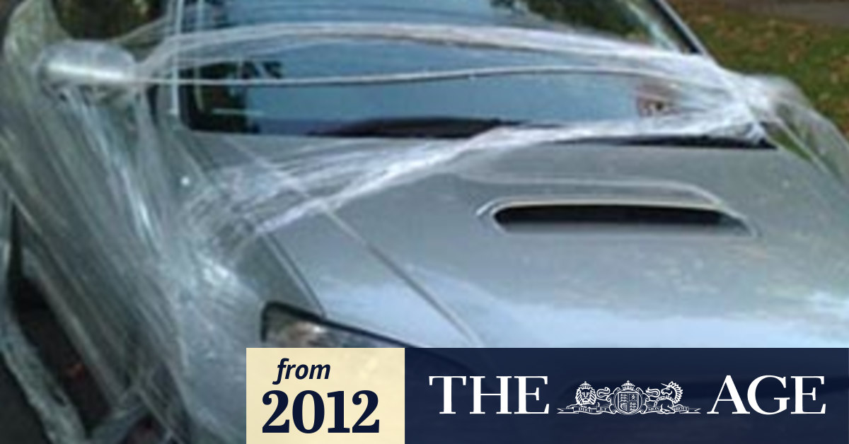 Shrinkwrap carprank surprise greets drivers